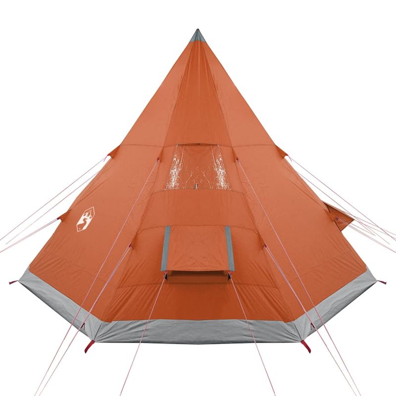 Sport si Outdoor - Camping - Corturi camping - Cort de camping pentru 4 persoane, gri/portocaliu, impermeabil - Infinity.ro
