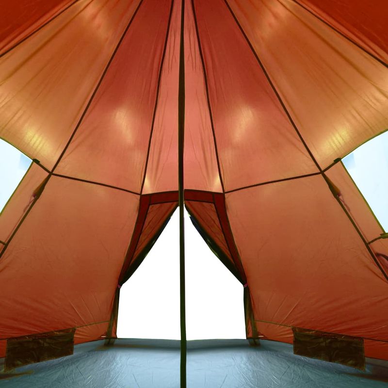 Sport si Outdoor - Camping - Corturi camping - Cort de camping pentru 4 persoane, gri/portocaliu, impermeabil - Infinity.ro