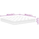 Casa si Gradina - Mobilier - Saltele si somiere - Saltele - Saltea cu arcuri buzunar, fermitate medie, 200x200 cm - Infinity.ro