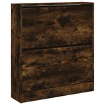 Casa si Gradina - Mobilier - Organizare si depozitare - Organizator incaltaminte - Pantofar, stejar fumuriu, 80x21x87,5 cm, lemn compozit - Infinity.ro