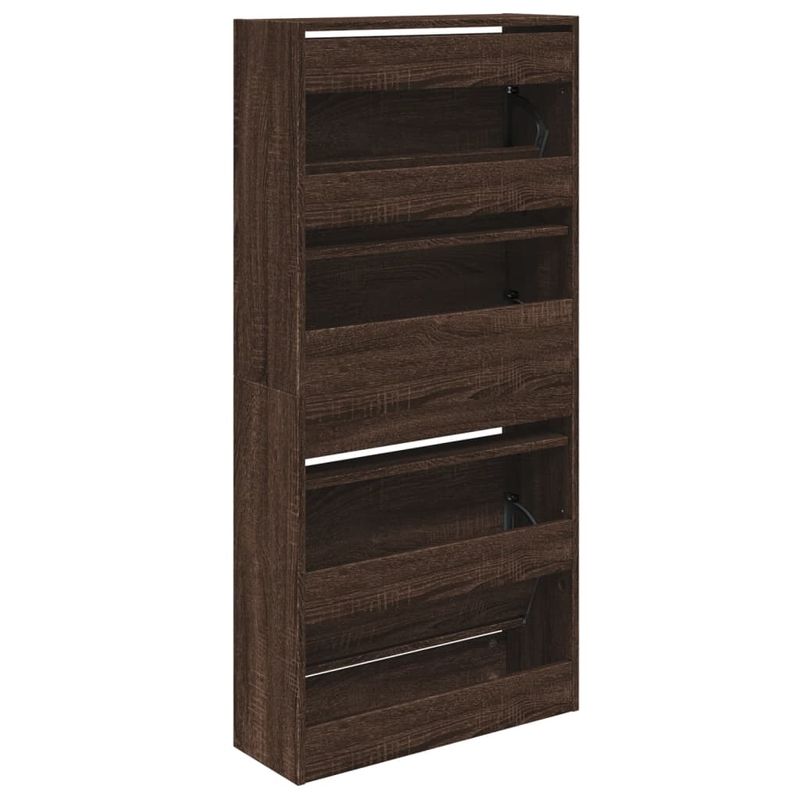 Casa si Gradina - Mobilier - Organizare si depozitare - Organizator incaltaminte - Pantofar, stejar maro, 60x21x125,5 cm, lemn compozit - Infinity.ro