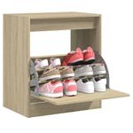 Casa si Gradina - Mobilier - Organizare si depozitare - Organizator incaltaminte - Pantofar, stejar sonoma, 60x42x69 cm, lemn compozit - Infinity.ro