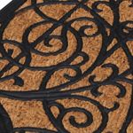 Casa si Gradina - Textile si covoare - Covoare - Covoare casa - Covoras de usa semirotund, 45x75 cm, cauciuc si nuca de cocos - Infinity.ro