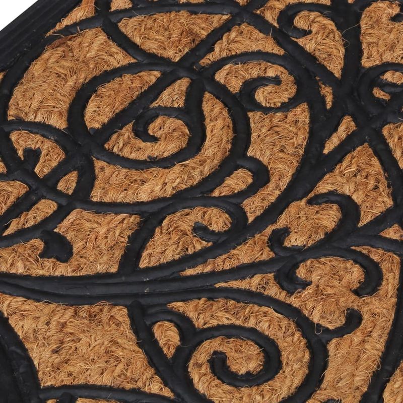 Casa si Gradina - Textile si covoare - Covoare - Covoare casa - Covoras de usa semirotund, 45x75 cm, cauciuc si nuca de cocos - Infinity.ro