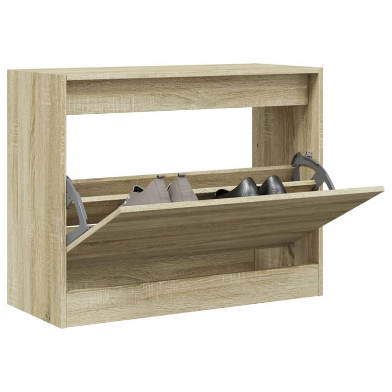 Casa si Gradina - Mobilier - Organizare si depozitare - Organizator incaltaminte - Pantofar, stejar sonoma, 80x34x63 cm, lemn prelucrat - Infinity.ro