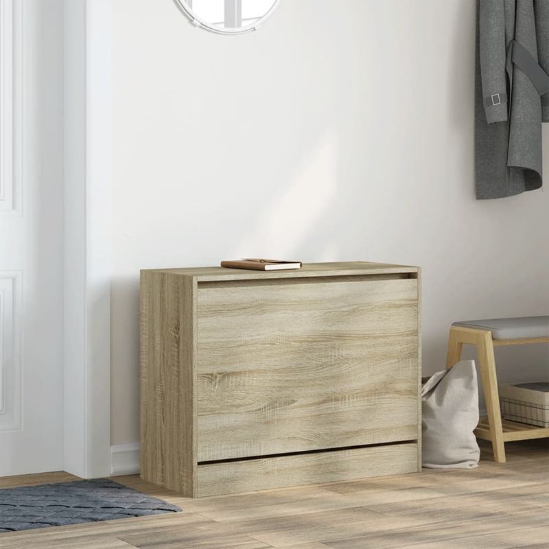 Casa si Gradina - Mobilier - Organizare si depozitare - Organizator incaltaminte - Pantofar, stejar sonoma, 80x34x63 cm, lemn prelucrat - Infinity.ro