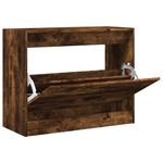 Casa si Gradina - Mobilier - Organizare si depozitare - Organizator incaltaminte - Pantofar, stejar fumuriu, 80x34x63 cm, lemn compozit - Infinity.ro