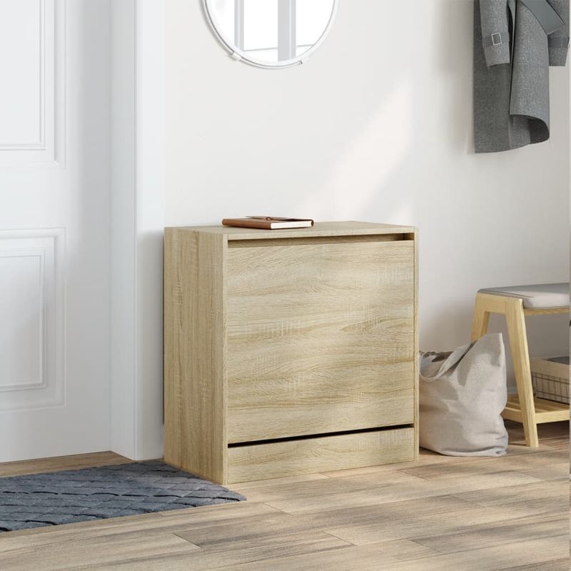 Casa si Gradina - Mobilier - Organizare si depozitare - Organizator incaltaminte - Pantofar, stejar sonoma, 60x34x63,5 cm, lemn compozit - Infinity.ro