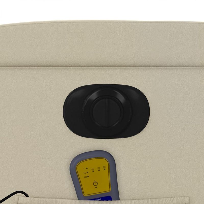 Ingrijire personala si Cosmetice - Sanatate si wellness - Articole wellness - Fotolii de masaj - Fotoliu electric de masaj rabatabil, crem, piele ecologica - Infinity.ro
