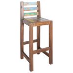 Casa si Gradina - Mobilier - Scaune si fotolii - Scaune - Scaune de bar, 2 buc., lemn masiv reciclat - Infinity.ro