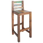 Casa si Gradina - Mobilier - Scaune si fotolii - Scaune - Scaune de bar, 2 buc., lemn masiv reciclat - Infinity.ro