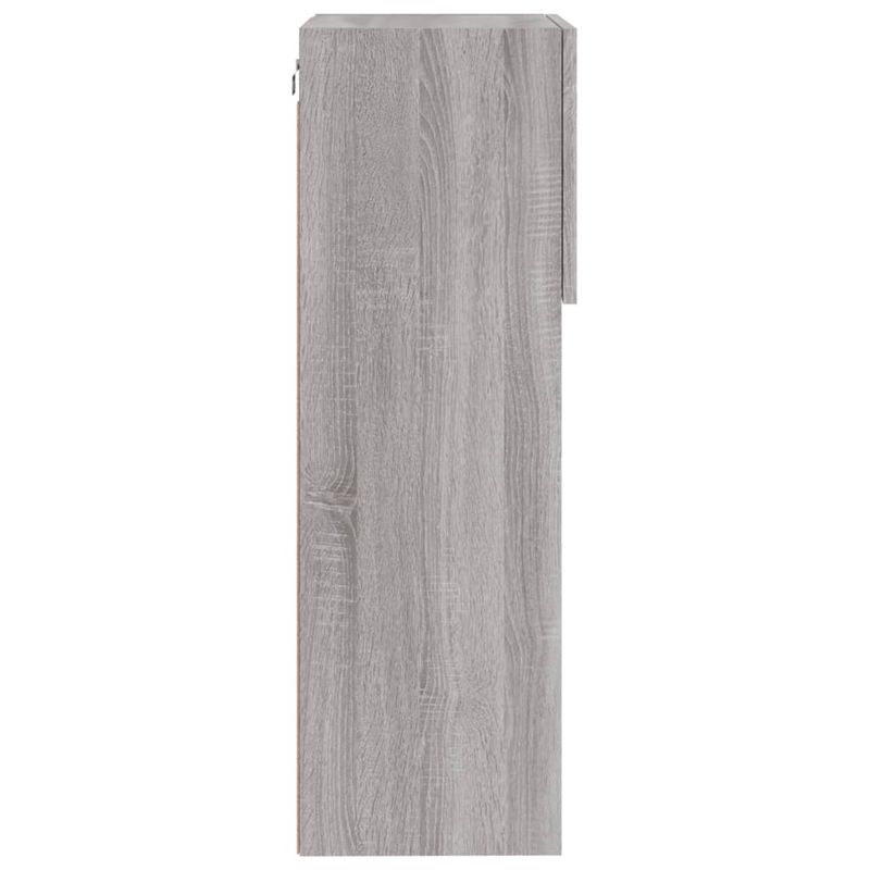 Casa si Gradina - Mobilier - Comode si corpuri - Comode - Comode TV cu lumini LED, 2 buc., gri sonoma, 40,5x30x90 cm - Infinity.ro