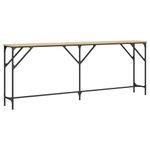Casa si Gradina - Mobilier - Comode si corpuri - Console - Masuta consola, stejar sonoma, 200x29x75 cm, lemn prelucrat - Infinity.ro