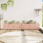 Casa si Gradina - Gradinarit si plante - Plante si ghivece - Ghivece si suporturi - Jardiniere de gradina, 2 buc., lemn masiv douglas - Infinity.ro