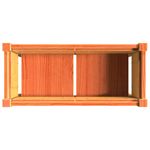 Casa si Gradina - Gradinarit si plante - Plante si ghivece - Ghivece si suporturi - Jardiniera gradina cu picioare maro ceruit 70x31x70 cm lemn pin - Infinity.ro