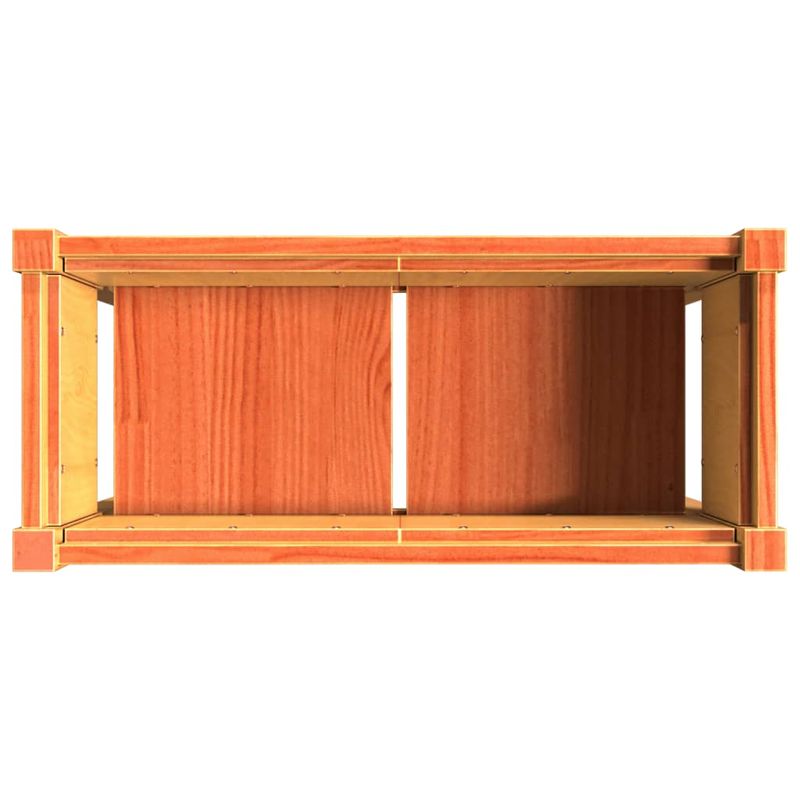 Casa si Gradina - Gradinarit si plante - Plante si ghivece - Ghivece si suporturi - Jardiniera gradina cu picioare maro ceruit 70x31x70 cm lemn pin - Infinity.ro