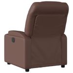 Casa si Gradina - Mobilier - Scaune si fotolii - Fotolii - Fotoliu rabatabil, maro, piele ecologica - Infinity.ro