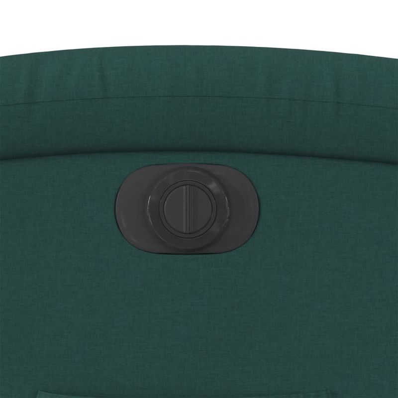 Casa si Gradina - Mobilier - Scaune si fotolii - Fotolii - Fotoliu electric rabatabil cu ridicare, verde inchis, textil - Infinity.ro