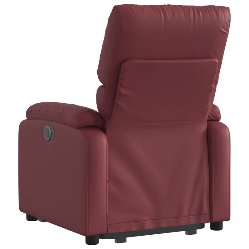 Casa si Gradina - Mobilier - Scaune si fotolii - Fotolii - Fotoliu rabatabil electric cu ridicare, rosu vin - Infinity.ro