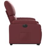 Casa si Gradina - Mobilier - Scaune si fotolii - Fotolii - Fotoliu rabatabil electric cu ridicare, rosu vin - Infinity.ro