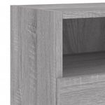 Casa si Gradina - Mobilier - Comode si corpuri - Comode - Comode TV de perete, 2 buc., gri sonoma, 60x30x30 cm, lemn - Infinity.ro
