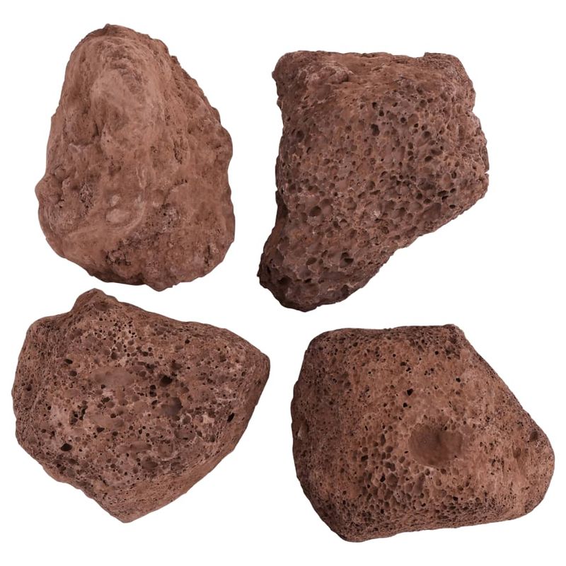 Casa si Gradina - Decoratiuni - Obiecte decorative - Accesorii decorative - Roci vulcanice, 25 kg, rosu, 10-30 cm - Infinity.ro