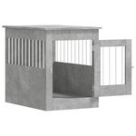 Petshop - Accesorii petshop - Culcusuri si custi - Custi interior si exterior - Lada pentru caini, gri beton, 55x80x68 cm, lemn compozit - Infinity.ro