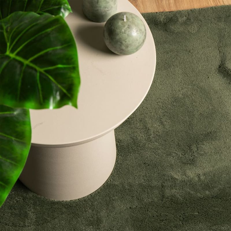 Casa si Gradina - Textile si covoare - Covoare - Covoare casa - Covor HUARTE, fir scurt, moale si lavabil verde padure 60x110cm - Infinity.ro
