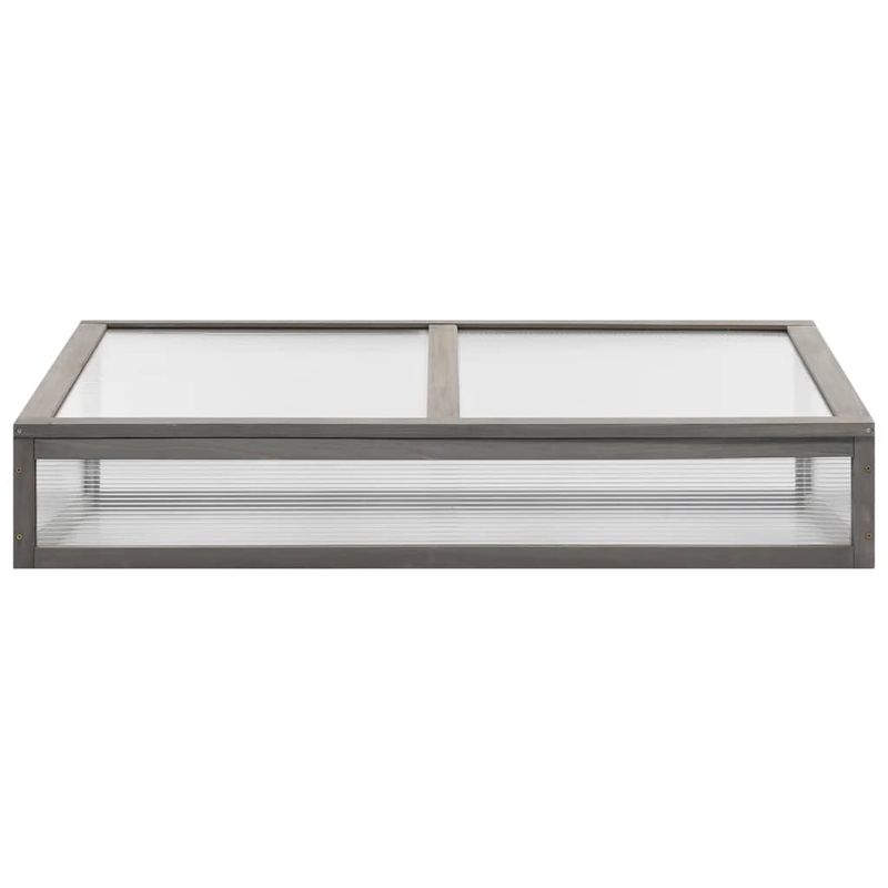 Casa si Gradina - Gradinarit si plante - Plante si ghivece - Ghivece si suporturi - Strat inaltat cu sera, 110x54x120 cm, lemn masiv de brad - Infinity.ro