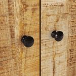 Casa si Gradina - Mobilier - Mobilier baie - Comode baie - Dulap de chiuveta 62x33x58 cm lemn masiv mango și lemn compozit, maro deschis - Infinity.ro