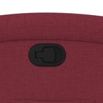 Casa si Gradina - Mobilier - Scaune si fotolii - Fotolii - Fotoliu rabatabil cu ridicare, rosu vin, material textil - Infinity.ro