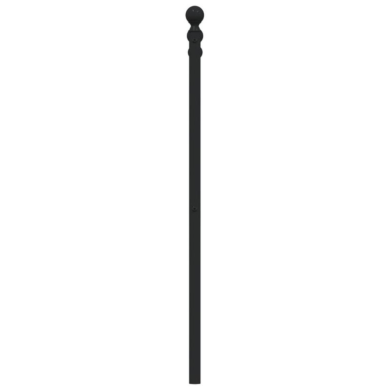 Casa si Gradina - Mobilier - Paturi si accesorii - Accesorii paturi - Tablie de pat metalica, negru, 193 cm - Infinity.ro