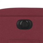 Casa si Gradina - Mobilier - Scaune si fotolii - Fotolii - Fotoliu rabatabil electric, rosu vin, material textil - Infinity.ro