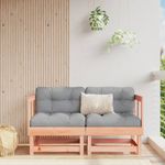 Casa si Gradina - Gradina si terasa - Mobilier exterior - Canapele si fotolii gradina - Canapele coltar cu perne, 2 buc., lemn masiv de pin - Infinity.ro