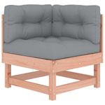 Casa si Gradina - Gradina si terasa - Mobilier exterior - Canapele si fotolii gradina - Canapele coltar cu perne, 2 buc., lemn masiv de pin - Infinity.ro