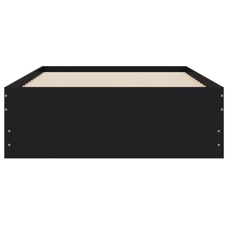 Casa si Gradina - Mobilier - Paturi si accesorii - Paturi - Cadru de pat cu sertare, negru, 100x200 cm, lemn prelucrat - Infinity.ro
