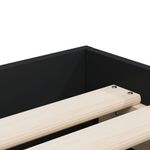 Casa si Gradina - Mobilier - Paturi si accesorii - Paturi - Cadru de pat cu sertare, negru, 100x200 cm, lemn prelucrat - Infinity.ro
