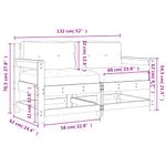 Casa si Gradina - Gradina si terasa - Mobilier exterior - Canapele si fotolii gradina - Scaune de gradina cu perne, 2 buc., lemn masiv de pin - Infinity.ro