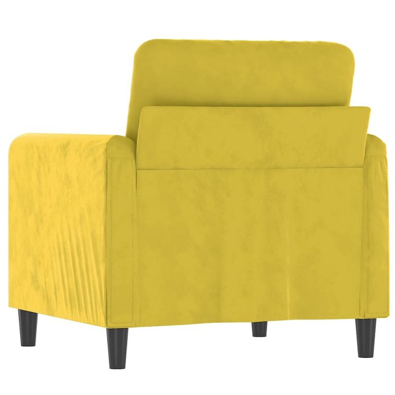 Casa si Gradina - Mobilier - Canapele si coltare - Canapele - Canapea de o persoana, galben, 60 cm, catifea - Infinity.ro