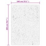 Casa si Gradina - Textile si covoare - Covoare - Covoare casa - Covor HUARTE, fir scurt, moale si lavabil, gri, 140x200 cm - Infinity.ro