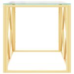 Casa si Gradina - Mobilier - Mese si birouri - Masute de cafea - Masa de cafea, 110x45x45 cm, otel inoxidabil si sticla - Infinity.ro
