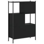 Casa si Gradina - Mobilier - Biblioteci si rafturi - Biblioteci - Biblioteca, negru, 72x28x109 cm, lemn prelucrat - Infinity.ro
