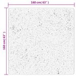 Casa si Gradina - Textile si covoare - Covoare - Covoare casa - Covor HUARTE, fir scurt, moale si lavabil, antracit, 160x160 cm - Infinity.ro