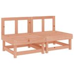 Casa si Gradina - Gradina si terasa - Mobilier exterior - Canapele si fotolii gradina - Canapele de mijloc cu perne, 2 buc., lemn masiv Douglas - Infinity.ro