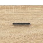 Casa si Gradina - Mobilier - Dulapuri si sifoniere - Dulapuri - Dulap de perete, stejar sonoma, 100x36,5x35 cm, lemn prelucrat - Infinity.ro