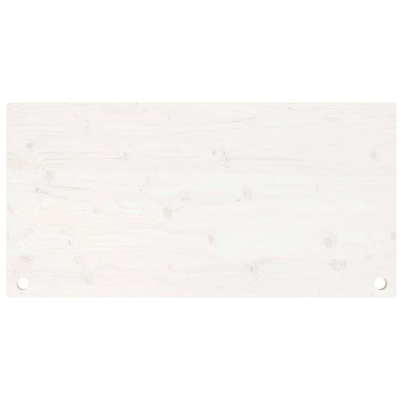 Casa si Gradina - Mobilier - Feronerie si accesorii mobila - Blat de birou, alb, 100x60x2,5 cm, lemn masiv de pin - Infinity.ro