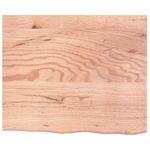 Casa si Gradina - Mobilier - Biblioteci si rafturi - Rafturi - Raft de perete maro deschis 60x50x(2-4) cm lemn stejar tratat - Infinity.ro