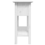 Casa si Gradina - Mobilier - Comode si corpuri - Console - Masuta consola "BODO", alb, 90x34,5x73 cm, lemn masiv de pin - Infinity.ro