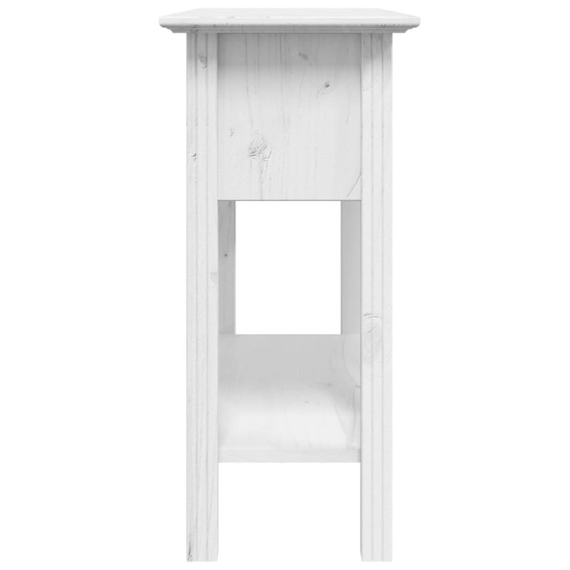 Casa si Gradina - Mobilier - Comode si corpuri - Console - Masuta consola "BODO", alb, 90x34,5x73 cm, lemn masiv de pin - Infinity.ro