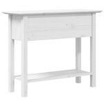 Casa si Gradina - Mobilier - Comode si corpuri - Console - Masuta consola "BODO", alb, 90x34,5x73 cm, lemn masiv de pin - Infinity.ro